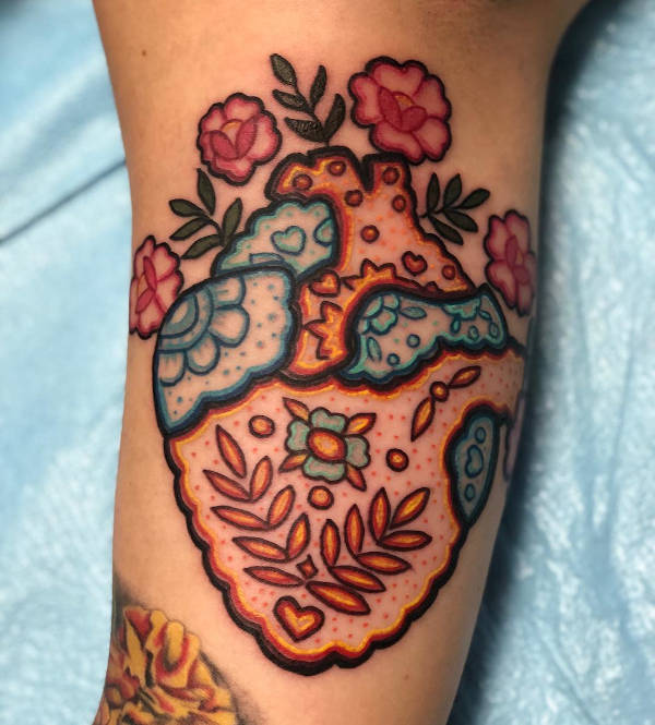 A Oaxaca hearth arm tattoo.